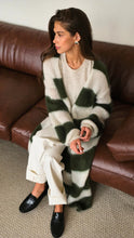 KAY CARDIGAN - Khaki Stripe