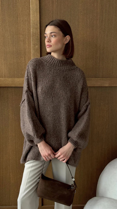 LAYLA SWEATER - Taupe