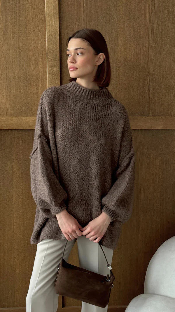 LAYLA SWEATER - Taupe