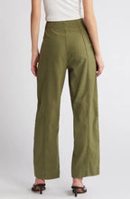 UTILITY BARREL LEG PANT - Washed Winter Moss