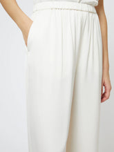 ENNIS SATIN TROUSER - Porcelain