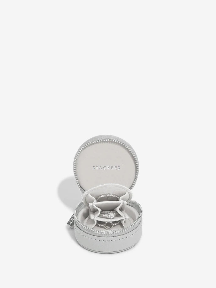 OYSTER TRAVEL JEWELRY BOX - Pebble Grey