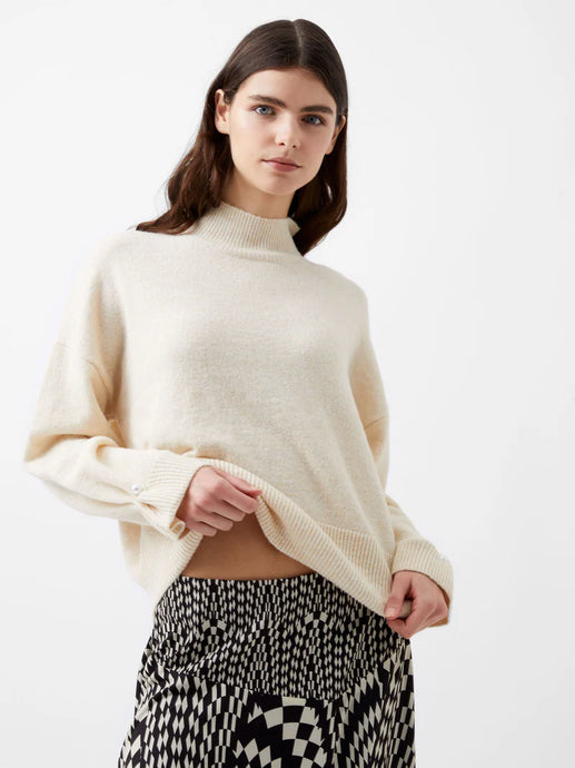 KEZIA PEARL CUFF SWEATER - Classic Cream