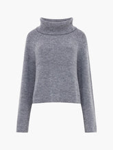 MERSAI ROLL NECK SWEATER - Stone Grey