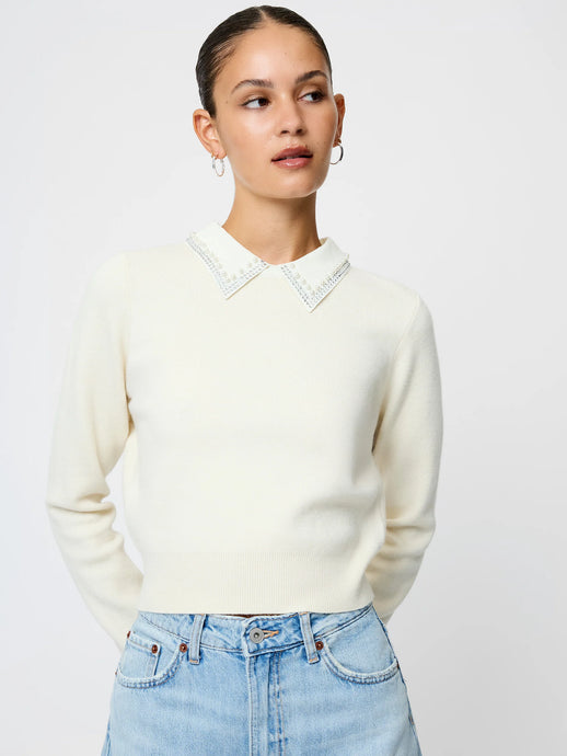 AVEA SWEATER - Porcelain