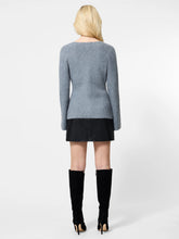 ELLIE V-NECK CARDI - Grey