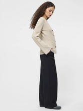 ELLIE V-NECK CARDI - Oatmeal