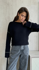 ANNA SWEATER - Black