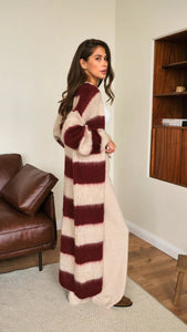 KAY CARDIGAN - Ruby Stripe