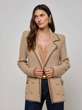 RANCH KNIT BLAZER - Natural Brown