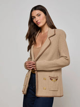 RANCH KNIT BLAZER - Natural Brown