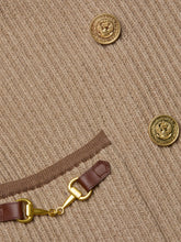 RANCH KNIT BLAZER - Natural Brown
