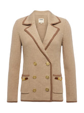 RANCH KNIT BLAZER - Natural Brown