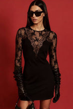 BITTA LACE DRESS - Black