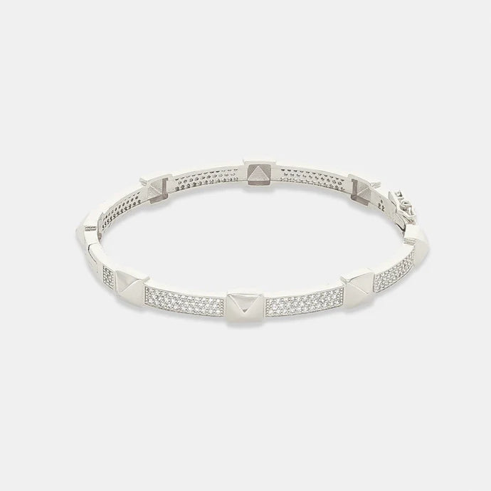 STUDDED BANDLE - Silver