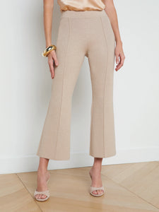 REN CROPPED FLARE KNIT PANT