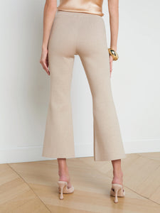 REN CROPPED FLARE KNIT PANT