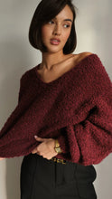 JENNY SWEATER- Bordeaux