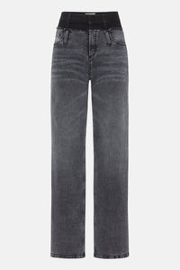 SHANNEN STRAIGHT DENIM - Two Tone