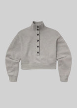 MIRELLE FUNNEL NECK SWEATSHIRT - Heather Grey