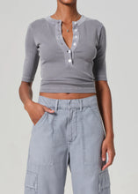 NALI SHORT SLEEVE HENLEY - Balbo