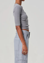 NALI SHORT SLEEVE HENLEY - Balbo