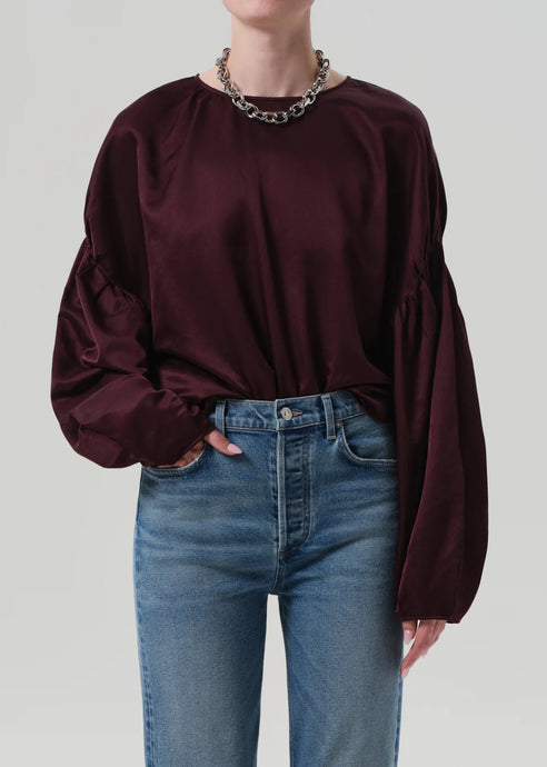 ANIKA TOP - Burgundy