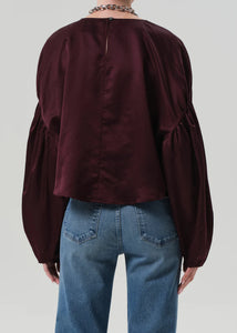 ANIKA TOP - Burgundy