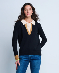 DOUBLE DOWN SWEATER - Black