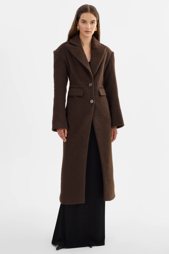 AALIYAH COAT - Dark Brown