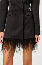 BREONNA BLAZER DRESS - Black