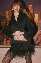 BREONNA BLAZER DRESS - Black