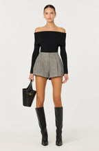 LIDIA RIBBED SWEATER - Black