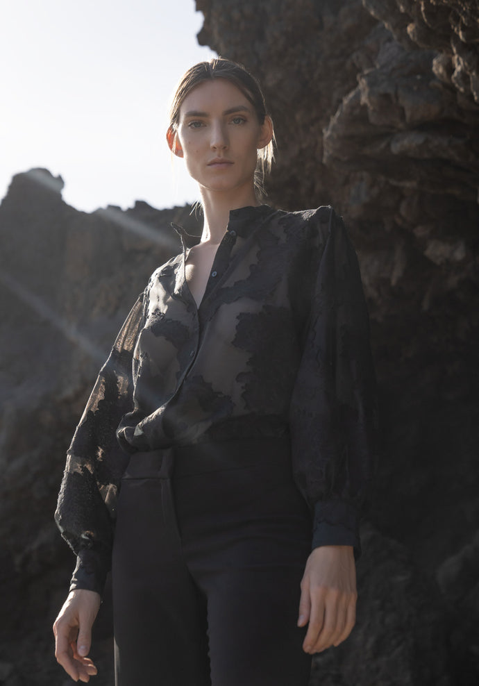 ALEXANDRA BLOUSE - Black