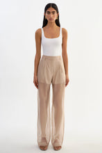 ALOMA SHEER PANT - Beige