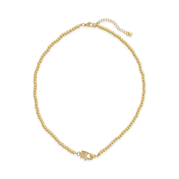 LOBSTER CLASP NECKLACE - Gold