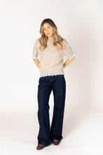 AVA SHORT SLEEVE SWEATER - Hemlock