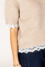 AVA SHORT SLEEVE SWEATER - Hemlock