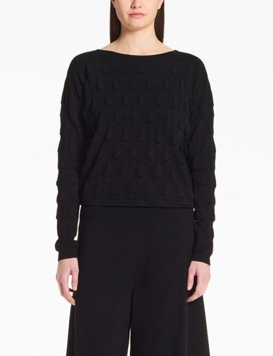 BUBBLE SWEATER - Black