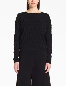BUBBLE SWEATER - Black