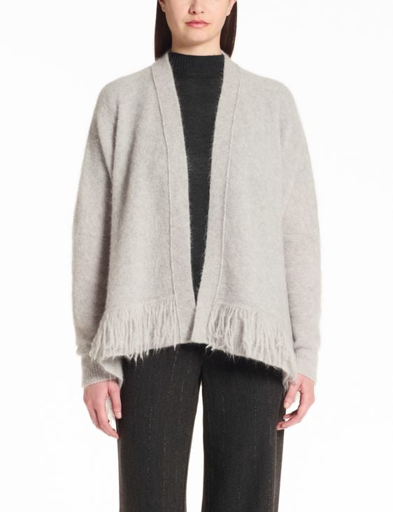 OPEN FRINGE CARI - Light Grey