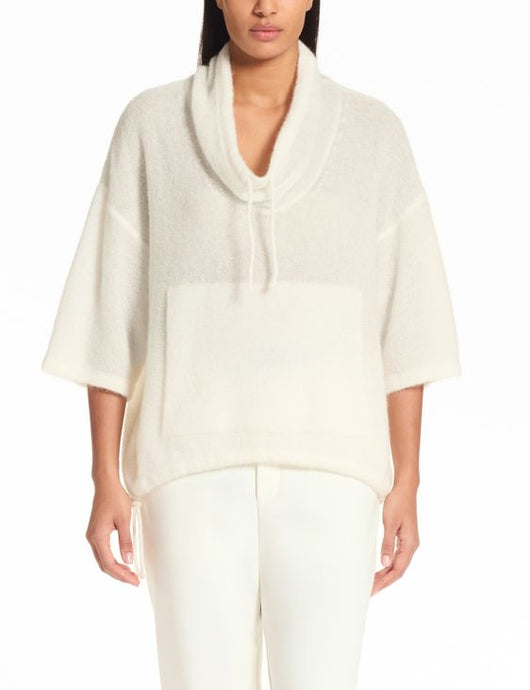 DRAWSTRING SWEATER - Off white