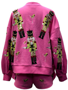 MARTINI NUTCRACKER SWEATER - Pink