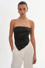 BAILA SCARF TOP - Black