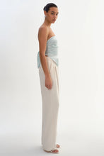 BAILA SCARF TOP - Light Blue