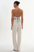 BAILA SCARF TOP - Light Blue