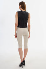 BASTINA LEATHER TOP - Black