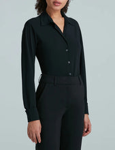 CLASSIC BUTTON DOWN BODYSUIT - Black