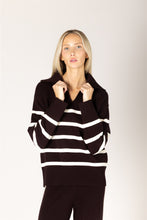 BELLA STRIPE SWEATER - Esspresso