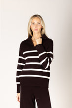 BELLA STRIPE SWEATER - Esspresso